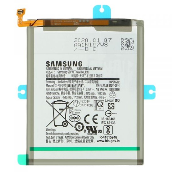 BATERIA SAMSUNG GALAXY A71/SM-A715 EB-BA715ABY 4500MAH